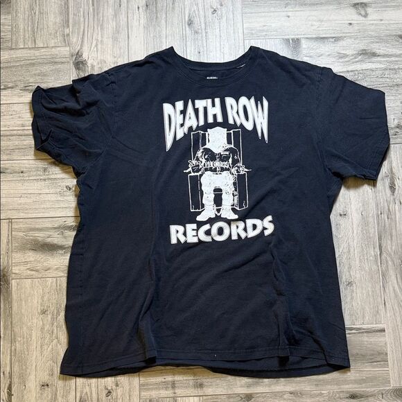 Ripple Junction Men's XXXL Black Death Row Records Graphic Tee - Picture 2 of 11
